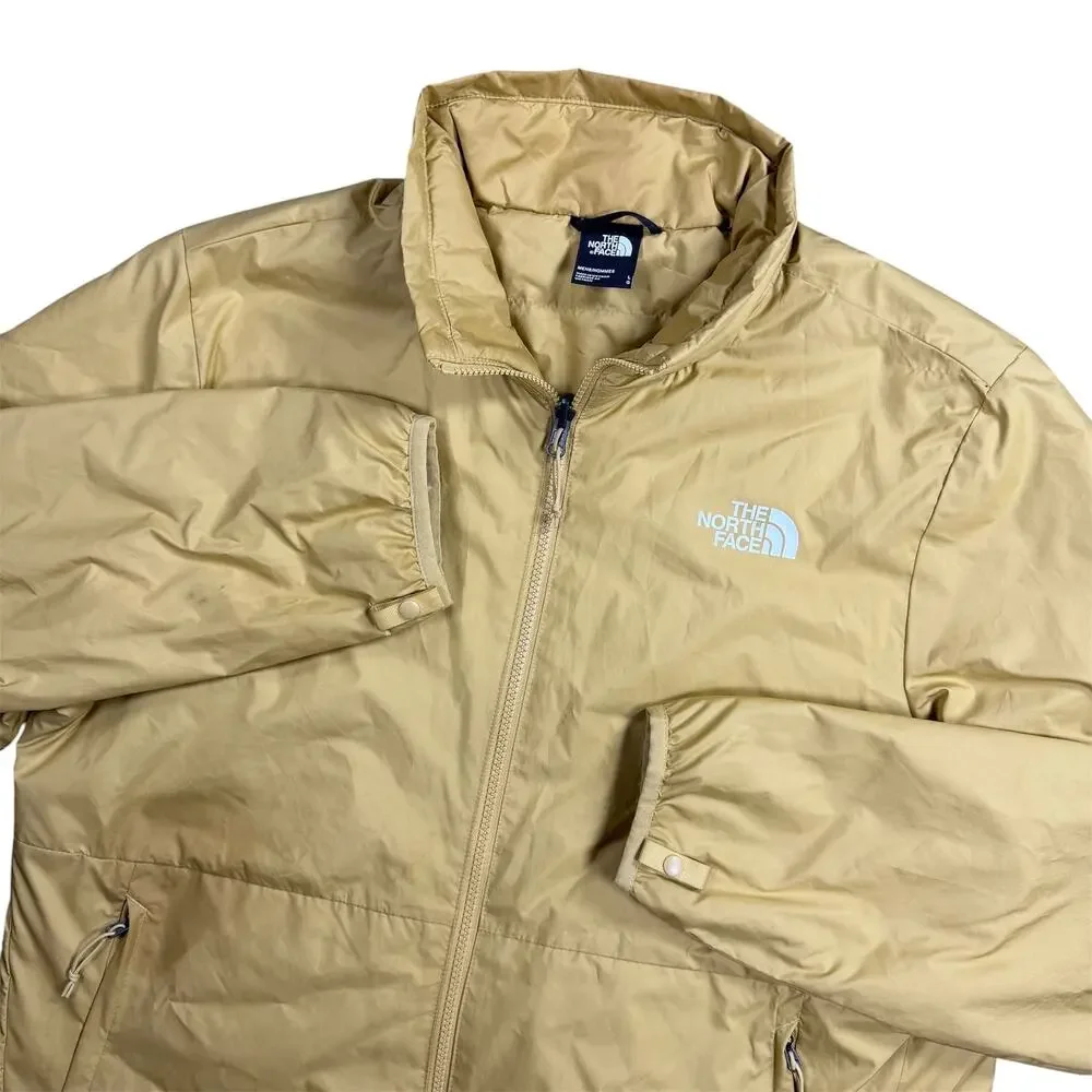 The North Face Men’s Large Mustard Yellow Insulated Full Zip Jacket Lightweight